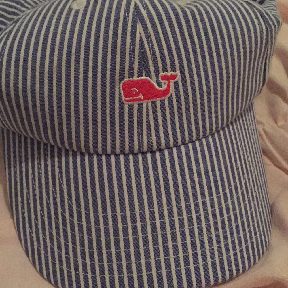 Seersucker Vineyard Vines Hat